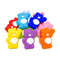 Food Grade Silicone Care Bears Beads Toddler Teething Toys 2