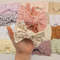 Infant Hair Accessories Baby Girl Headbands Lot Elastic Hair Bands Newborn Gift Bows Kids Turban He 4