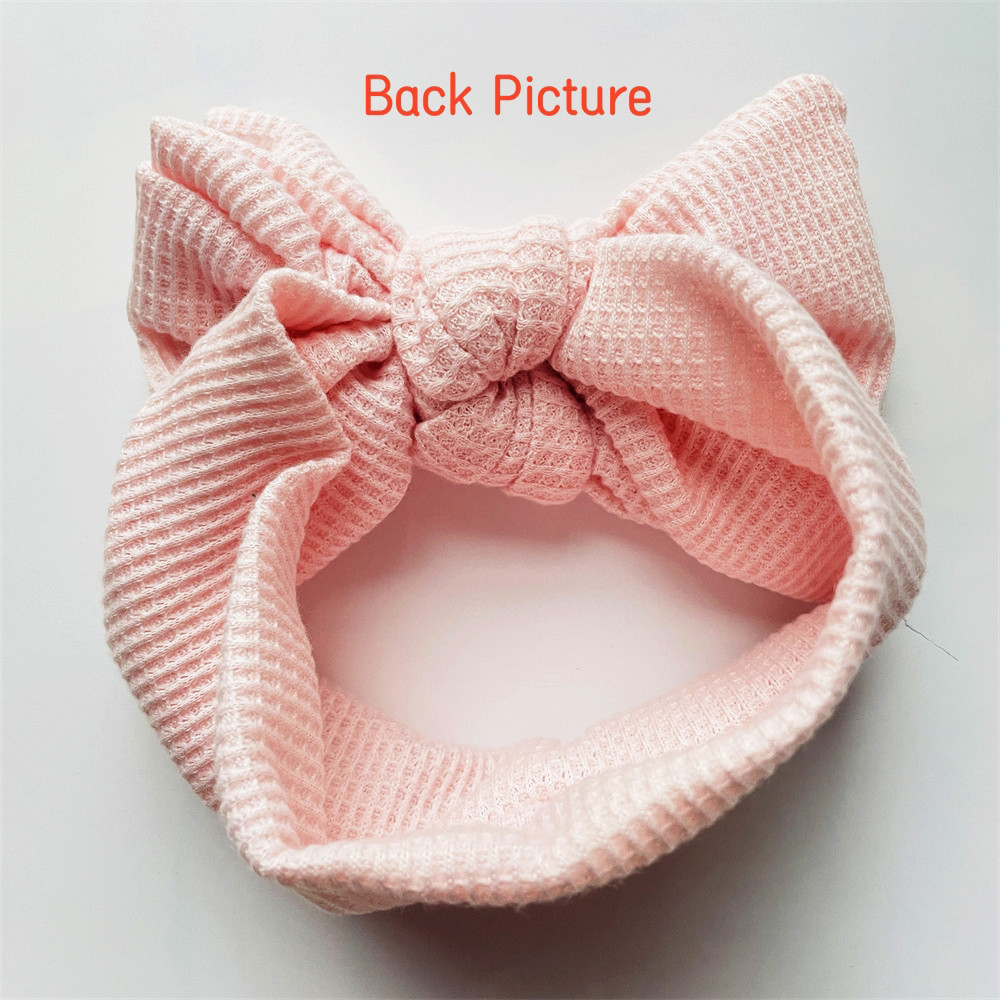 Baby Girl Bow Headband for Children Newborn Baby Turbans for Babies Solid Big Bowknot Headbands Infant Baby Hair Accessories