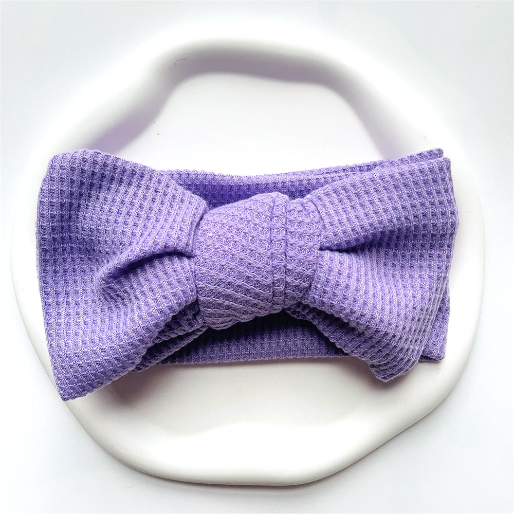 Baby Girl Bow Headband for Children Newborn Baby Turbans for Babies Solid Big Bowknot Headbands Infant Baby Hair Accessories