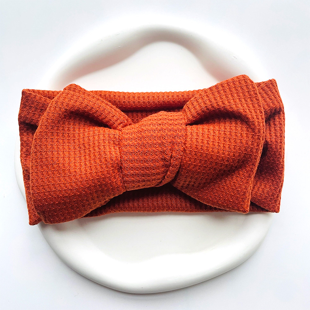 Baby Girl Bow Headband for Children Newborn Baby Turbans for Babies Solid Big Bowknot Headbands Infant Baby Hair Accessories