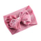 Handmade Elastic Hair Bands Solid Velvet Baby Bow Winter Headband For Newborn Boys Girls Boutique V 9