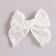 Baby Girl Hair Clips White Lace Bow Headwear Toddler Pin Hairpin 4