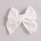 Baby Girl Hair Clips White Lace Bow Headwear Toddler Pin Hairpin 4