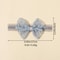 Newborn Turban Baby Lace Headband For Girls Soft Elastic Nylon Princess Hair Bands Toddler Headwear 2