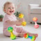 Bright Eye Catching Baby Rattle Baby Double Headed Ringing Toy In Multiple Colors Christmas Gift 3