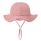 Unisex Baby Cotton Bucket Hat Sunscreen Beach Hat Boys Girls 20