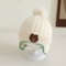 New Knitted Baby Hat Autumn Winter Girls Boys Toddler Bear Pompom Hat Outdoor Warm Ear Protection H 6