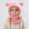 Cold-proof Warm Balaclava Hat for Children, Ski Helmet Cap, Thermal Headgear, One Piece Beanie