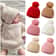 Warm Autumn Winter Baby Hat Cute Beanie Cap For Newborn Boys Girls 2