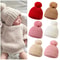 Warm Autumn Winter Baby Hat Cute Beanie Cap For Newborn Boys Girls 2