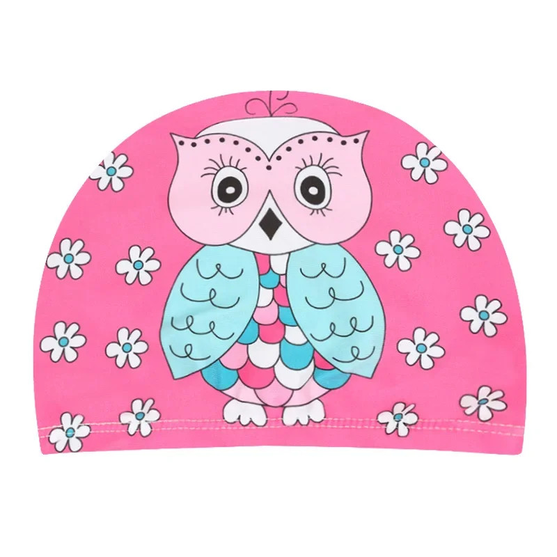 Waterproof Cute Cartoon Swimming Cap Ear Protection For Kids Boys And Girls Pool Sun Hat 15