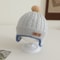 Windproof Toddler Girls Knitted Hat Cute Pompom Infant Ear Protection Cap Baby Boy Earmuffs Beanie 7