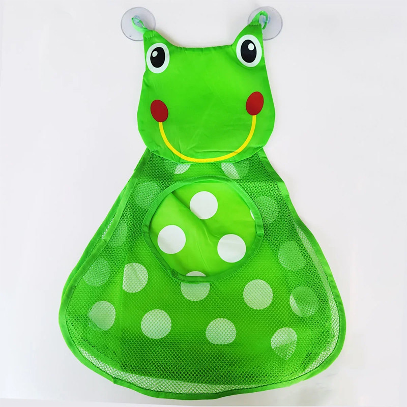 Cartoon Animal Baby Bathroom Mesh Bag Kid Basket Sand Toys Storage Organizer For Bath Toys 7