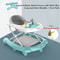 Push Handle Baby Push Walker with Music Light Spinning Toy, Safety Brake Floor Mats, Baby Walker Anti slip Dining Tray