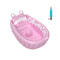Portable Newborn Shower Products, Cute Children Inflatable Bathtub Manual Inflatable Baby Bath Cartoon Kids