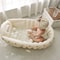 Mini Inflatable Bathtub for Baby, Portable Non-Slip Travel Pool