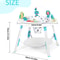 Infant Activity Center Jumper And Table With Rotating Seat And Removable Toys For Baby Entertainmen 4