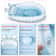 AntiSlip Folding Inflatable Baby Bathtub Soft Safe Portable Shower Basin For Toddlers And Infants 3