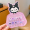 3D Rhinestones Sanrio Hello Kitty Kuromi My Melody Kids PressOn Nails With Bows SelfAdhesive Nail S 7