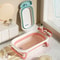 Infant Folding Bath Tub Universal Childrens Bathtub With Reclining Support Comfortable Newborn Bath 0