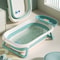 Infant Folding Bath Tub Universal Childrens Bathtub With Reclining Support Comfortable Newborn Bath 5