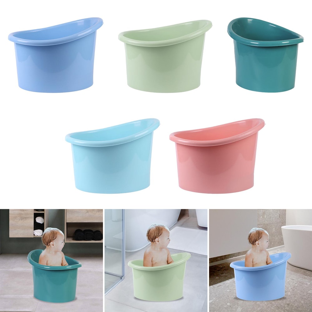 Baby Bath Bucket Portable NonSlip Tub For Toddlers Sitting Up Baby Bathtub For Boys Girls 3