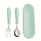 Useful Tableware Feeding Cutlery Childrens Portable Stainless Steel Spoon Fork With Box Baby Shower 6