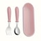 Useful Tableware Feeding Cutlery Childrens Portable Stainless Steel Spoon Fork With Box Baby Shower 8