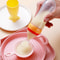 Safe Useful Silicone Baby Bottle, Squeeze Spoon Milk Feeding Bottle Cup, Rice Cereal Bottles with Spoon Food Supplement