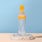 Safe Useful Silicone Baby Bottle, Squeeze Spoon Milk Feeding Bottle Cup, Rice Cereal Bottles with Spoon Food Supplement