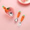 Cartoon Carrot Fork Spoon Baby Feeding Utensils Kids Eating Cutlery Children Cutlery Set 4