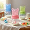 Flat Unique Bear Shape Bottle Cap Baby Feeder Newborn Standard Caliber PP Bottle 0