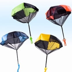 kids outdoor parachute toy hand-thrown sports game set for boys with soldiers ideal for sensory play gifts