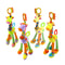 Infant Baby Development Handle Toys Soft Giraffe Handbells Rattles Plush With Teether Baby Toy For 0