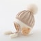 Warm Ear Protection Hat Velvet Lining Kids Children Woolen Knit Hats Cute Animal Baby Earmuffs Cap 6