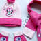 Cute Disney Minnie Hat Scarf Gloves Set Warm Winter Gift For Boys And Girls 1