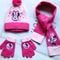 Cute Disney Minnie Hat Scarf Gloves Set Warm Winter Gift For Boys And Girls 3