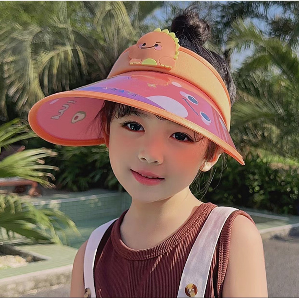 Outdoor Childrens Summer Sun Hat Hollow Brim Sun Protection Hat 1