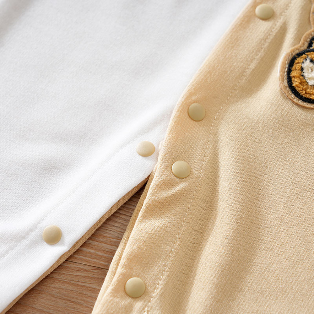 Spring Autumn Baby Cartoon Jumpsuit Long Sleeved Baseball Clothes Trendy And Handsome Baby Clothes 4