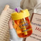 Cute Portable Kids Juice Cup Mini Plastic Straw Water Bottle Leakproof Outdoor Sports Drinkware Ant 8