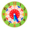 Kids Montessori Wooden Clock Toy Time Learning Teaching Aids Educational For Children Primary Schoo 4