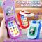 Educational Music Phone Toy For Toddlers Cartoon Simulation Flip Phone Childrens Day Gifts For Earl 1