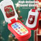 Educational Music Phone Toy For Toddlers Cartoon Simulation Flip Phone Childrens Day Gifts For Earl 4