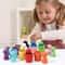 Montessori Educational Toy Wooden Color Cups Sorting Cognition Game For Early Learning 1