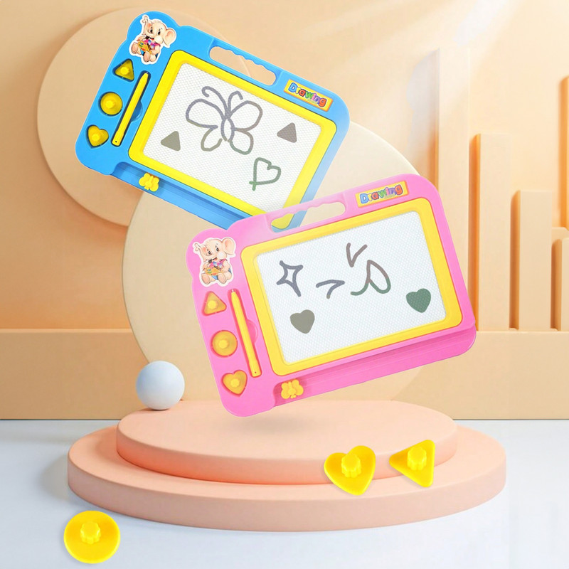 Magnetic drawing board for kids, children writing board painting toy, colorful graffiti puzzle gifts for boys girls