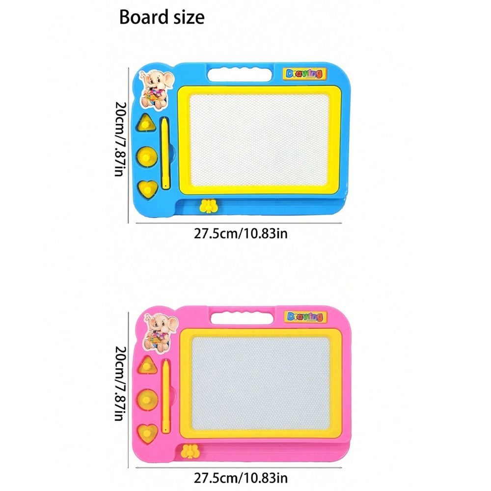 Magnetic drawing board for kids, children writing board painting toy, colorful graffiti puzzle gifts for boys girls