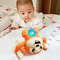 Infant Moving Flipping Dancing Toys Musical Monkey With Light Baby Crawling Interactive Tummy Time 1