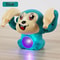 Infant Moving Flipping Dancing Toys Musical Monkey With Light Baby Crawling Interactive Tummy Time 8