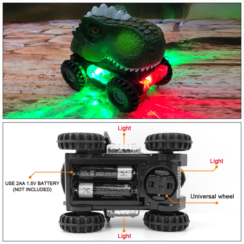 Interactive Dinosaur Toy For Kids Electric Dinosaur Model Car Gift Animal Themed Childrens Gift For 4